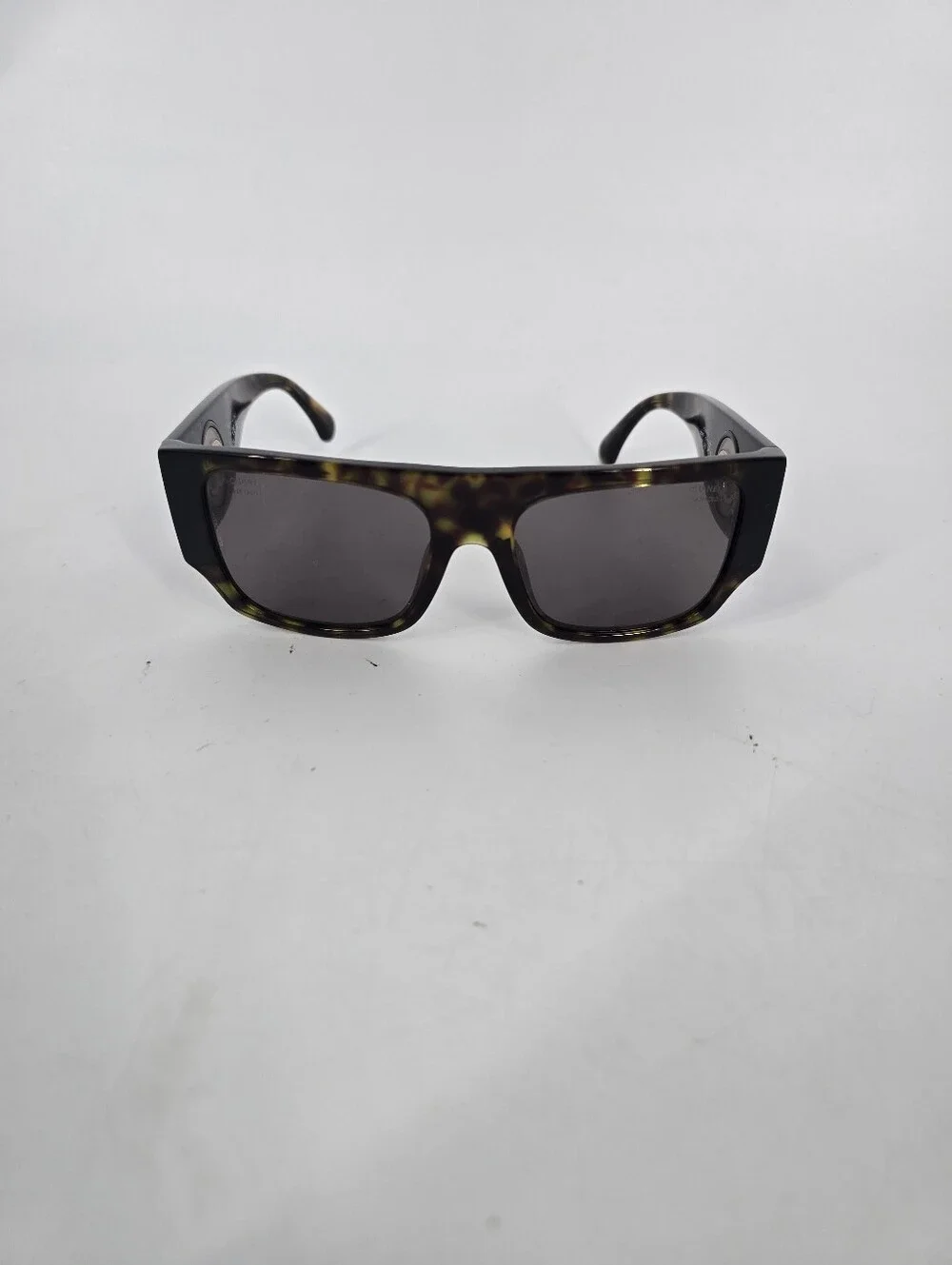 Chanel Square Dark Tortoise Women's Sunglasses 5549 with Case and Cloth